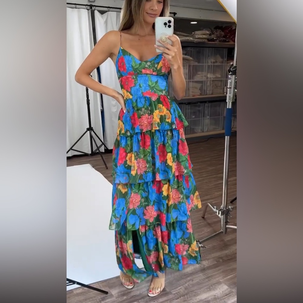 Tiered maxi dress